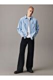 Calvin Klein Erkek Gömlek-J30J326559DENIM