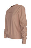 Kadın INSTITUTIONAL Crewneck Sweatshirt - Pudra Pembe | XL