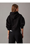 RAISED EMBROIDERY CK HOODIE