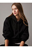 RAISED EMBROIDERY CK HOODIE