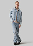 Calvin Klein Jeans Erkek Denim Ceket J30J3265561AA RELAXED DENIM JACKET