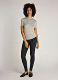Calvin Klein Yüksek Bel Skinny Fit Siyah Kadın Pantolon K20K208071BEH