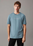 Calvin Klein Mavi Erkek T-Shirt K10K111346CFQ