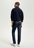 Tommy Hilfiger Normal Bel Normal Paça Slim Fit Mavi Erkek Pantolon MW0MW28642DW5