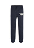 Tommy Hilfiger Dar Paça Mavi Kız Çocuk Eşofman Altı TOMMY SATEEN LOGO SWEATPANTS