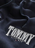 Tommy Hilfiger Dar Paça Mavi Kız Çocuk Eşofman Altı TOMMY SATEEN LOGO SWEATPANTS