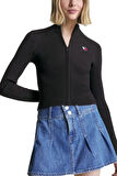 TOMMY HILFIGER KADIN TRİKO CEKET DW0DW15943-BDS