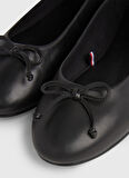 Tommy Hilfiger Siyah Kadın Deri Babet FW0FW07507BDS