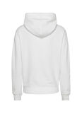 Tommy Jeans Kapüşon Yaka Düz Beyaz Kadın Sweatshırt DW0DW16406YBR