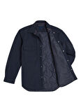 Tommy Hilfiger Slim Fit Düğmeli Yaka Mavi Erkek Gömlek MW0MW32856DW5