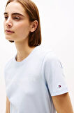 Kadın Th Crew Logolu T-Shirt - Mavi | S