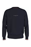 Erkek TOMMY LOGO TIPPED CREWNECK Sweatshirt-Lacivert | L