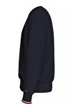 Erkek TOMMY LOGO TIPPED CREWNECK Sweatshirt-Lacivert | L