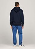 Tommy Jeans Kapüşon Yaka Lacivert Erkek Sweatshırt DM0DM18418C1G