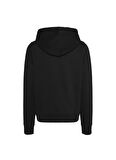 Tommy Jeans Kapüşon Yaka Düz Siyah Kadın Sweatshırt TJW REG LINEAR HOODIE