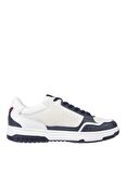 Tommy Hilfiger Beyaz Erkek Deri Sneaker TH BASKET STREET SUEDE MIX