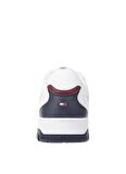 Tommy Hilfiger Beyaz Erkek Deri Sneaker TH BASKET STREET SUEDE MIX