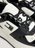 Siyah - Beyaz Kadın Deri Sneaker EN0EN02523YBI