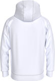 Erkek Marka Logolu Kapüşonlu Şık Görünüşlü Beyaz Sweatshirt DM0DM17985-YBR