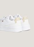 Tommy Hilfiger Beyaz Kadın Deri Sneaker FW0FW07684YBS