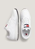 Tommy Hilfiger Beyaz Erkek Sneaker TOMMY JEANS FLEXI RUNNER