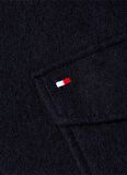 Slim Fit Düğmeli Yaka Mavi Erkek Gömlek MW0MW33761
