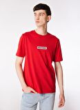 Bisiklet Yaka Kırmızı Erkek T-Shirt MW0MW34373
