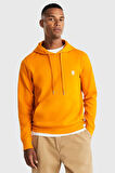 Tommy Hilfiger Erkek Monogram Turuncu Hoodie
