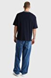 Oversized Tipping Tee Erkek Tişört-DM0DM18656