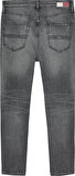 Erkek Marka Logolu Slim Fit Şık Görünüşlü Klasik 5 Cepli  Günlük Kullanıma Uygun Koyu Gri Jeans DM0DM18739-1BZ