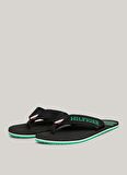 Tommy Hilfiger Siyah Erkek Plaj Terliği SPORTY HILFIGER BEACH SANDAL