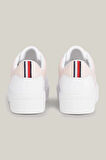 Tommy Hilfiger TH PLATFORM COURT SNEAKER Kadın Beyaz Sneaker FW0FW079100LB