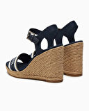 Tommy Hilfiger Mono Webbing Wedge Espadrilles Topuklu Sandalet