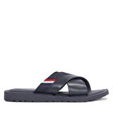 Tommy Hilfiger Core Hilfiger Lth Criss C Sandal Terlik Erkek