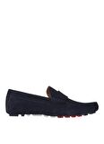 Tommy Hilfiger Lacivert Erkek Süet Günlük Ayakkabı TH CLASSIC SUEDE DRIVER