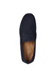 Tommy Hilfiger Lacivert Erkek Süet Günlük Ayakkabı TH CLASSIC SUEDE DRIVER