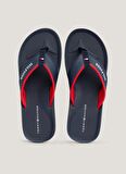 Tommy Hilfiger Lacivert Erkek Plaj Terliği COMFORT HILFIGER BEACH SANDAL