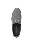 Tommy Hilfiger Gri Erkek Keten Espadril HILFIGER ESPADRILLE C CHAMBRAY