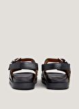 Tommy Hilfiger Deri Siyah Kadın Sandalet FW0FW07736BDS