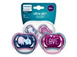 Philips Avent Ultra Air Emzik +18 Ay 2li Kız SCF349/22