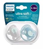 Philips Avent Ultra Soft Yumuşak 2li Emzik 6-18 Ay - SCF091/15