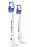 Philips Sonicare HX6052/10 - Sensitive - Sonic Şarjlı Diş Fırçası Yedek Başlıkları 2'li Beyaz