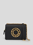 KARL LAGERFELD Siyah Kadın 23,5x15,4x9 cm Deri Çapraz Çanta 230W3032997