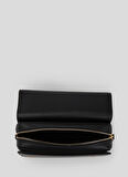 KARL LAGERFELD Siyah Kadın 23,5x15,4x9 cm Deri Çapraz Çanta 230W3032997