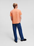 Karl Lagerfeld Jeans Bisiklet Yaka Pembe Erkek T-Shirt 236D1701_KLJ REGULAR BLURRED TEE