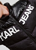 Siyah Erkek Mont 236D1551_KLJ LOGO PUFFER JACKET
