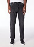 Siyah Erkek Denim Pantolon 240D1106_KLJ TAPERED LOGO DENIM