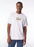 Beyaz Erkek T-Shirt 240D1701_KLJ REGULAR SSLV SKATE TEE