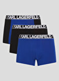 KARL LAGERFELD Mavi - Siyah Erkek Boxer 235M2113678