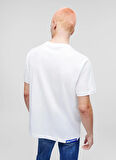 Karl Lagerfeld Jeans Beyaz Erkek T-Shirt 241D1702_KLJ REGULAR KARL SSLV TEE